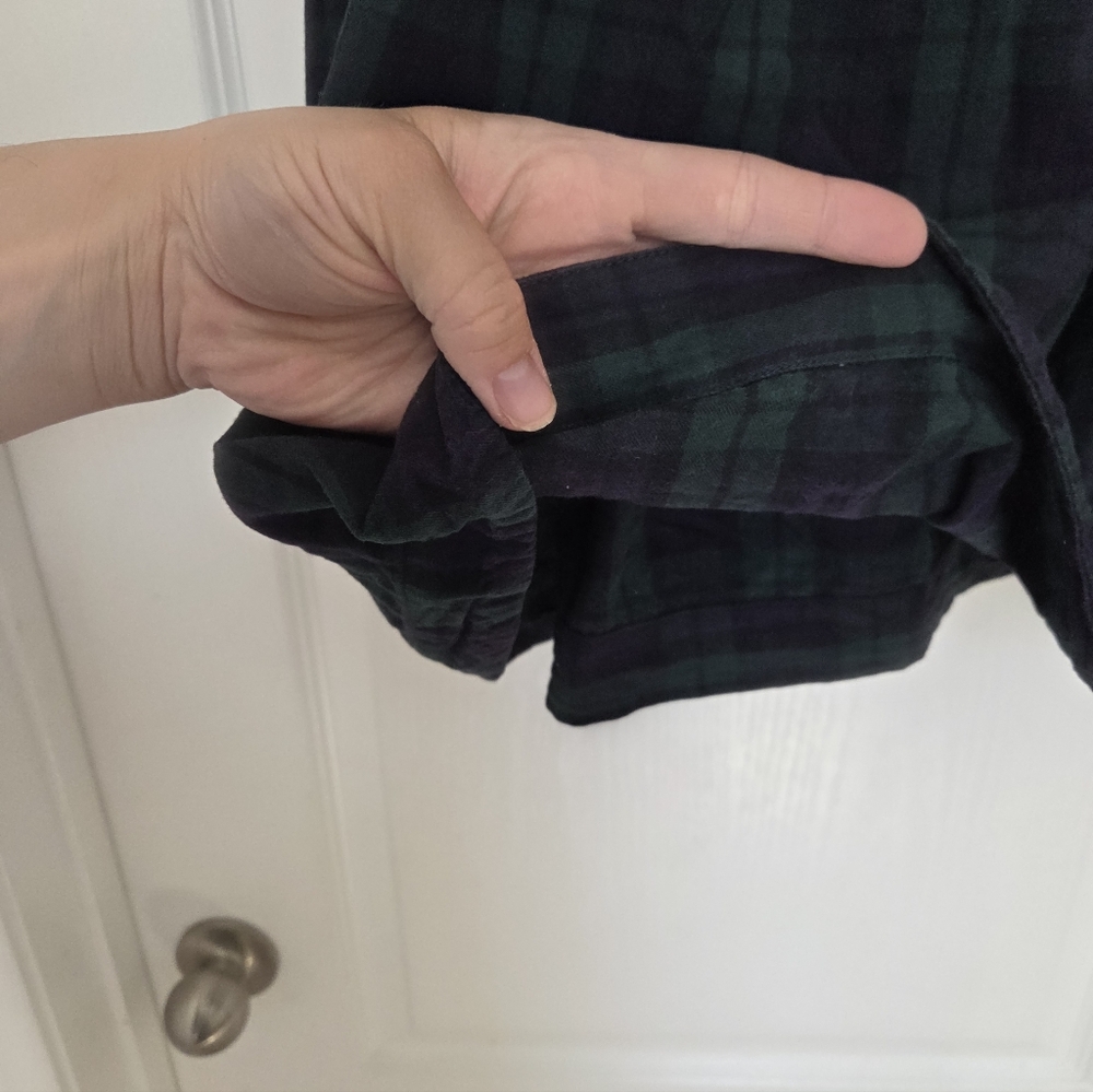 Hill House Dark Green And Blue Plaid Midi Dress Nap Dress XXL - Picture 5 of 9
